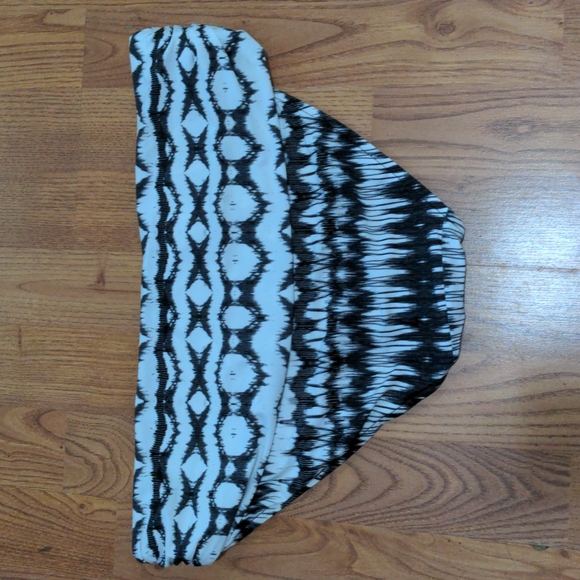 Badgley Mischka Ikat Pattern Shirred Bikini Bottom ... NWOT - Picture 5 of 8